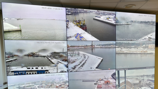 Lielformāta video siena